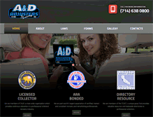 Tablet Screenshot of andadjusters.com